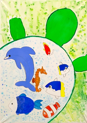 「カメの世界」伊藤 実幸