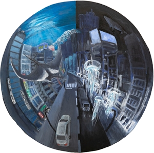 「ビー玉に映る世界」福田 奏心